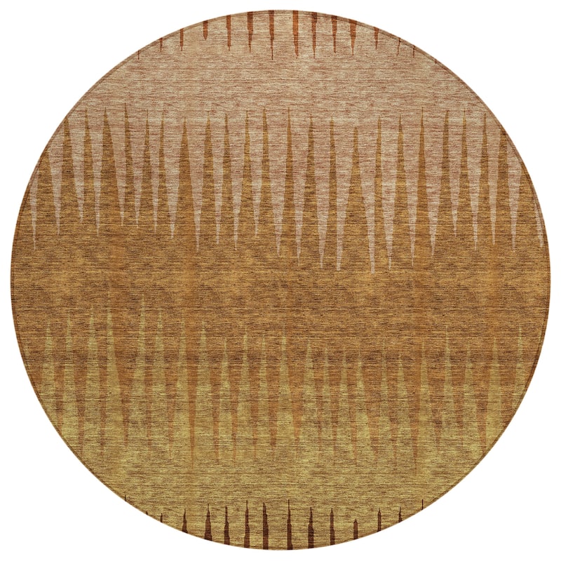 Machine Washable Indoor/ Outdoor Chantille Ombre Contemporary Rug