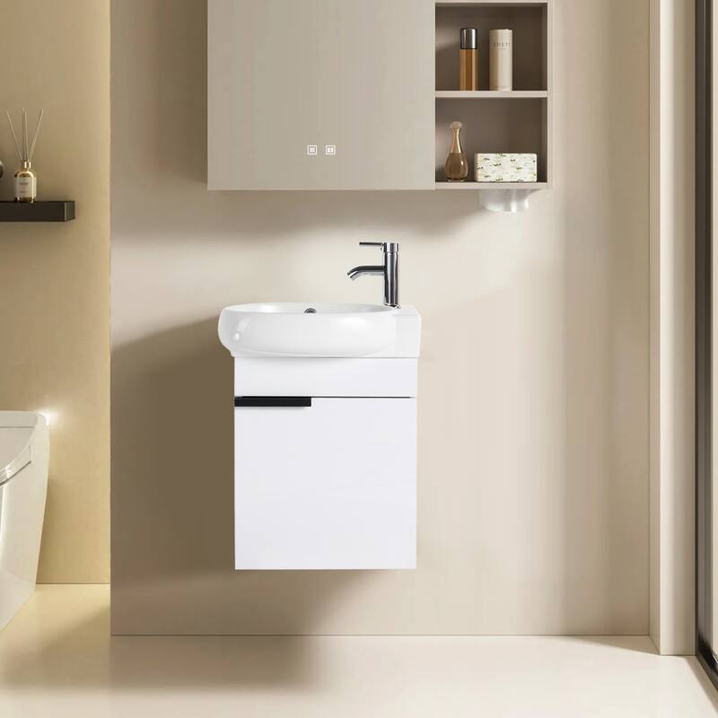 Topcraft 22-inch Wall Mount Bathroom Vanity with Sink