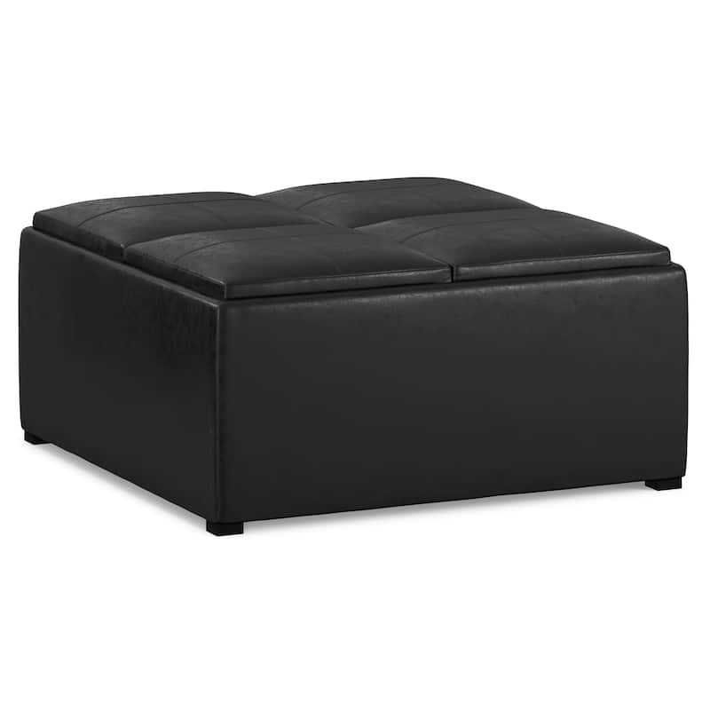 WYNDENHALL Franklin Wide Contemporary Table Ottoman