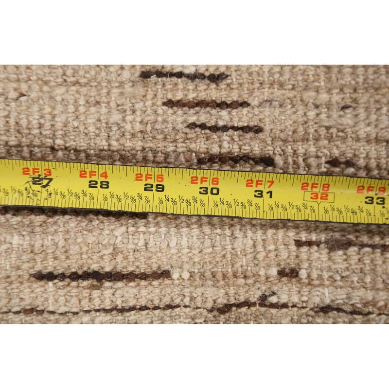 Modern Gabbeh Kashkoli Decorative Area Rug Hand-knotted Wool Carpet - 3'3" x 5'0"