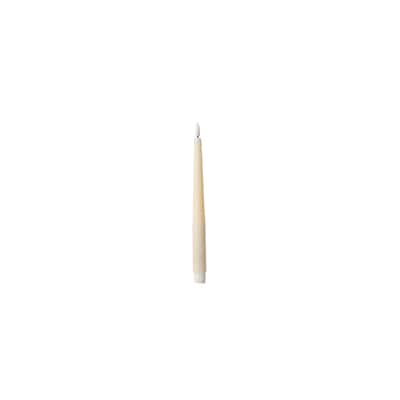 Set of 3 Flameless Rechargeable Wax Taper Candles with Remote