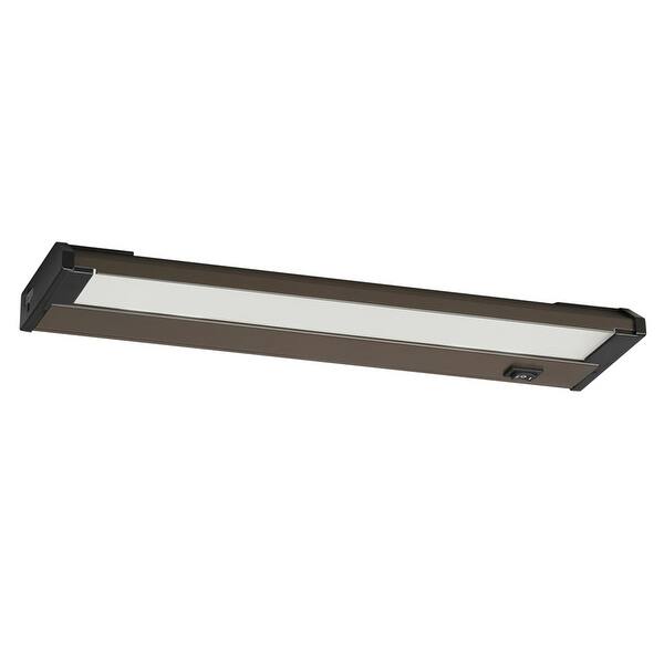 slide 1 of 1, Xenon Nxl 32-inch Oil-Rubbed Bronze Under Cabinet, White Glass Diffuser