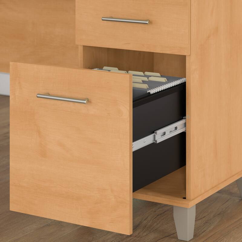 Bush Furniture Somerset 72W Office Desk with Storage Drawers