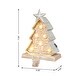 preview thumbnail 41 of 44, Glitzhome 7.5" H Christmas Silver LED Tree Star Gift Box Heavy Duty Stocking Holders Mantel Ornament