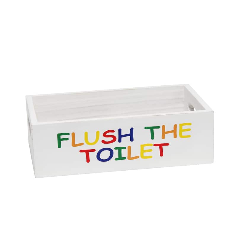 Elegant Designs Three Piece Decorative Wood Bathroom Set