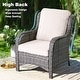 preview thumbnail 11 of 67, OVIOS 2-piece Patio Wicker Chairs Set