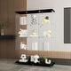 preview thumbnail 140 of 165, Glass Display Cabinet with Doors & Locks, Acrylic Shelves, Floor Standing Storage Showcase for Home or Office