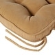 preview thumbnail 3 of 4, Hyatt Buttercream Indoor Reversible Microfiber Chair Pads (2-Pack)