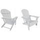preview thumbnail 107 of 129, POLYTRENDS Laguna All Weather Poly Outdoor Adirondack Chair - Foldable (Set of 2)