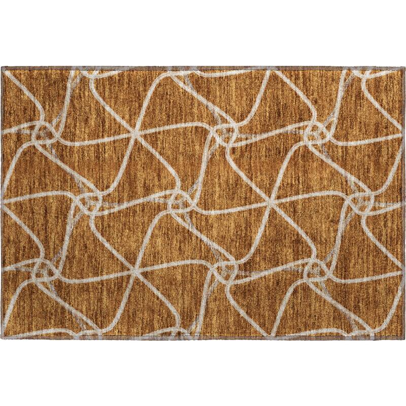 Premium Washable Super Soft Contemporary Geo Mayfield Rug