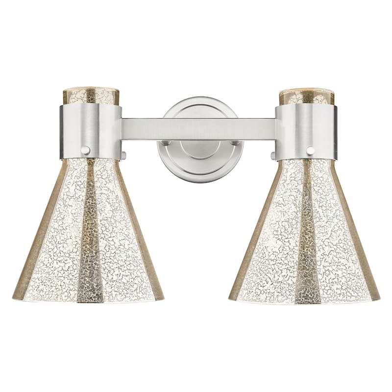 Innovations Lighting 464-2W-G464C-7ME Lawton Cone 2 Light 16" Wide