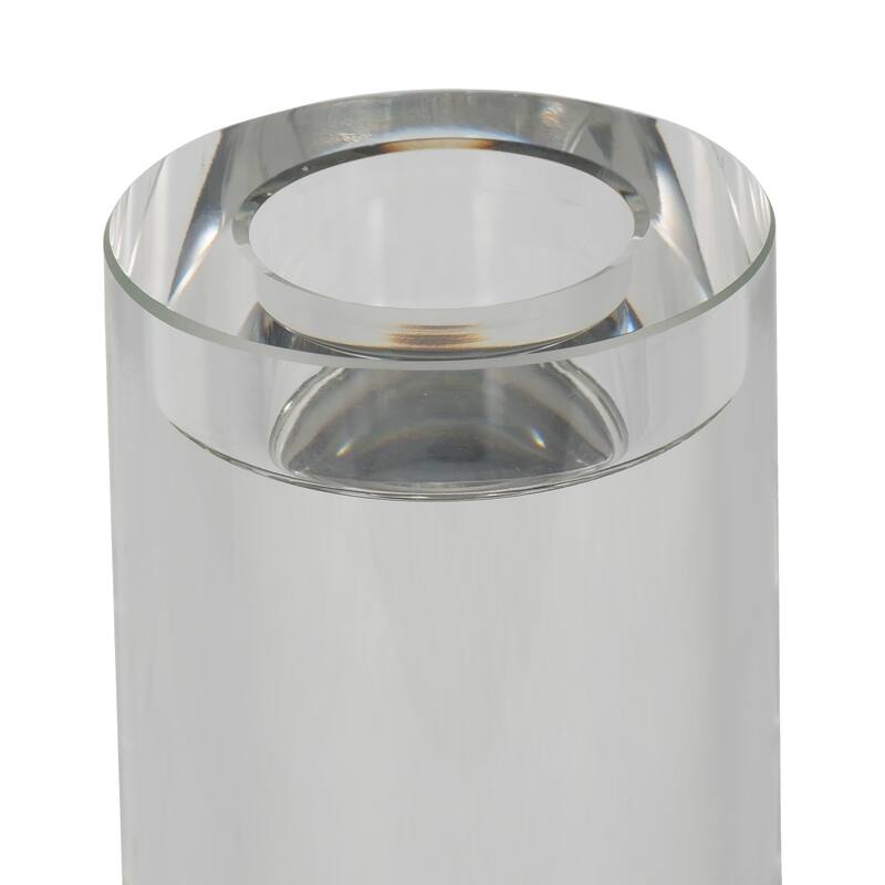 Candle Holder - Crystal Modern Cylinder Taper