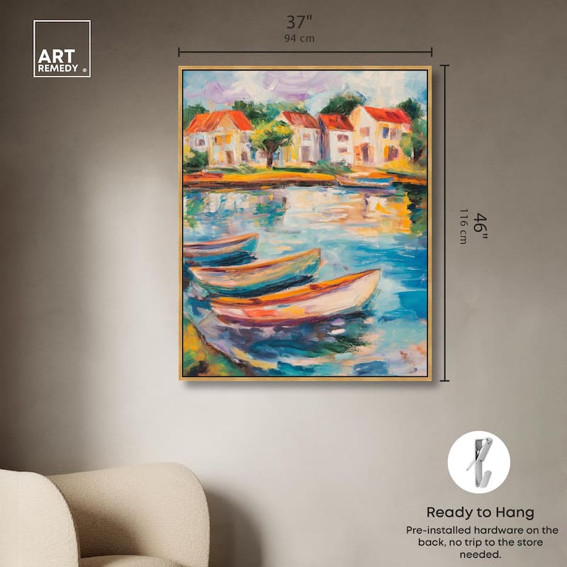 Bayside Calm II Canvas by Art Remedy