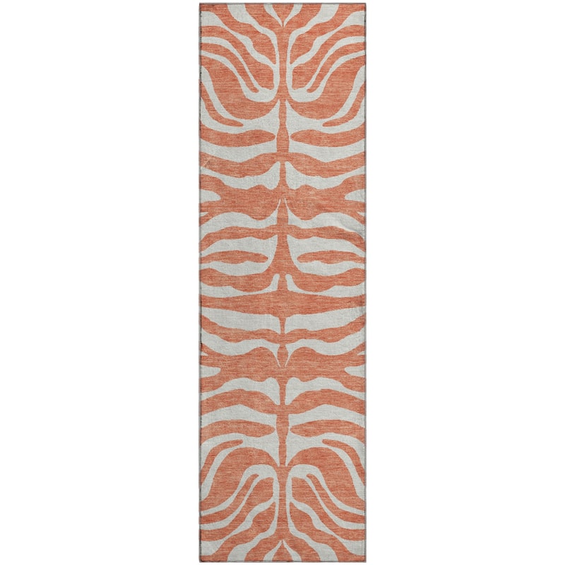 Premium Washable Super Soft Zebra Print Mayfield Rug