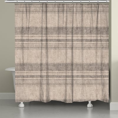 Laural Home Big Sky Natural Shower Curtain