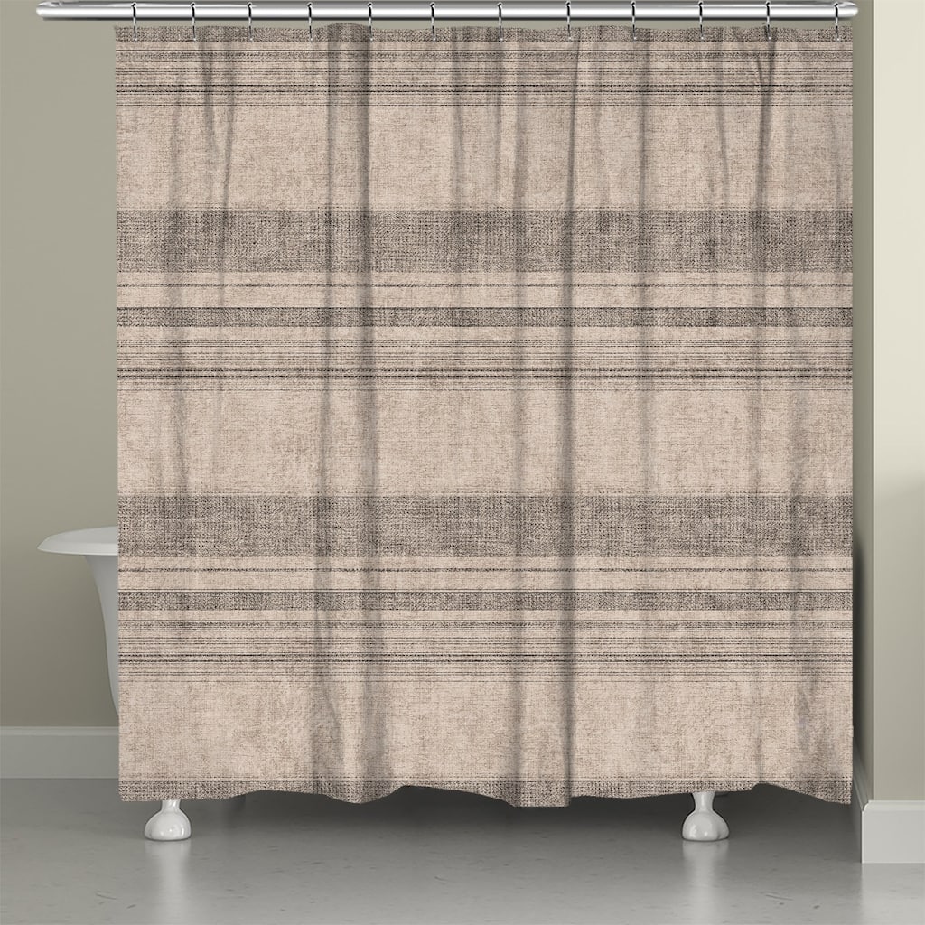 Laural Home Big Sky Natural Shower Curtain