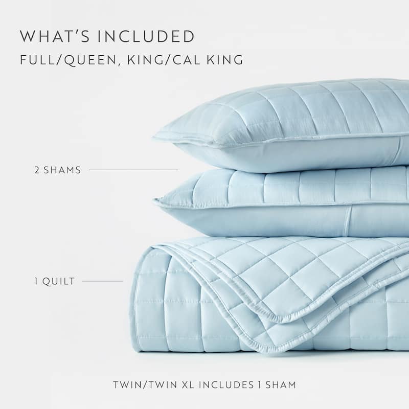 Becky Cameron Premium Ultra Soft Square Quilted Coverlet Set