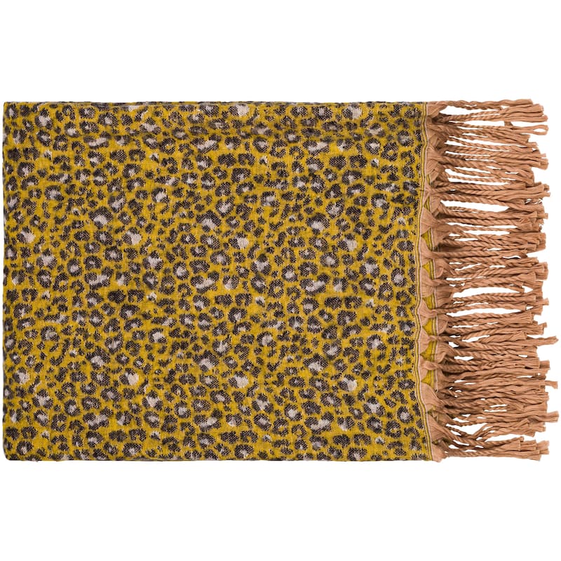 Artistic Weavers Wilma Animal Print Cotton Blend Throw
