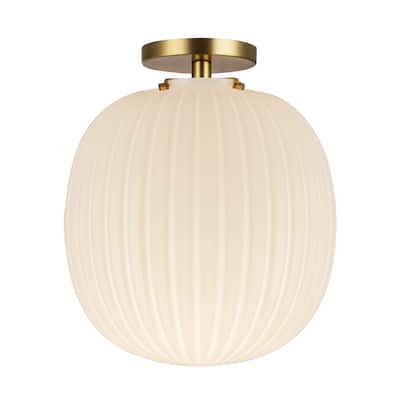 Alora Lighting SF579112 Cherise 12" Wide Semi-Flush Ceiling Fixture