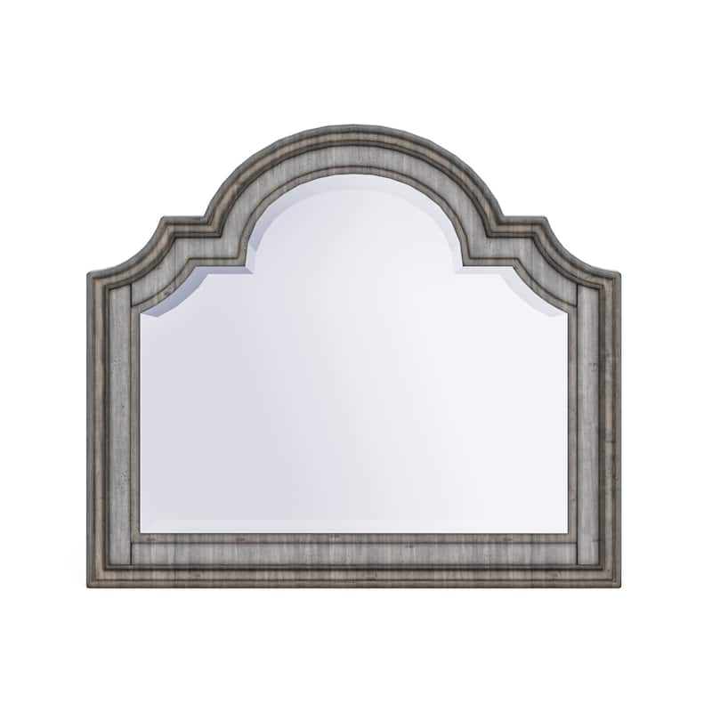 Plymouth Gray Wood Mirror - 45" x 39" x 2"