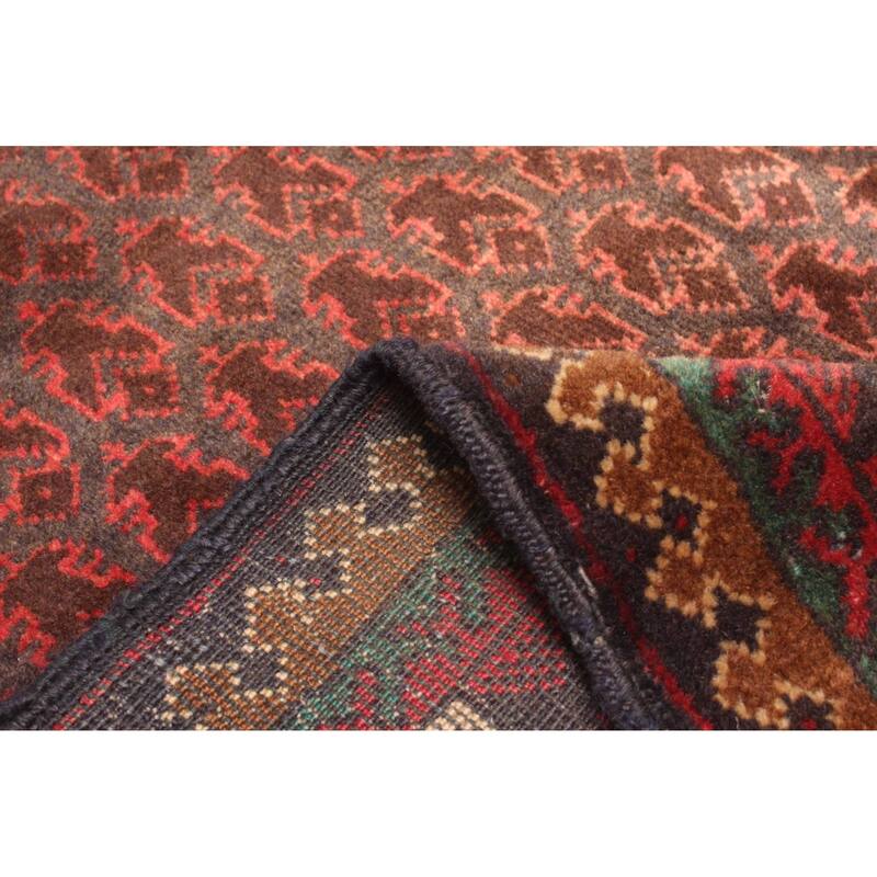 ECARPETGALLERY Hand-knotted Teimani Dark Grey Wool Rug - 2'10 x 4'4