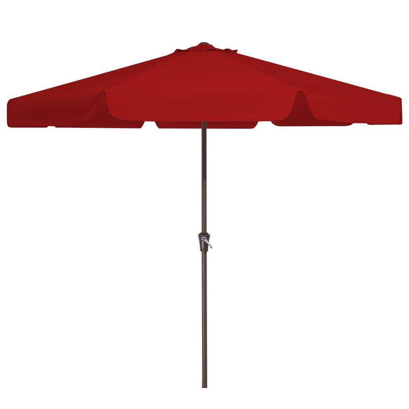 11ft Patio Market Umbrella with UV-Resistant and Sagging Edge Designed