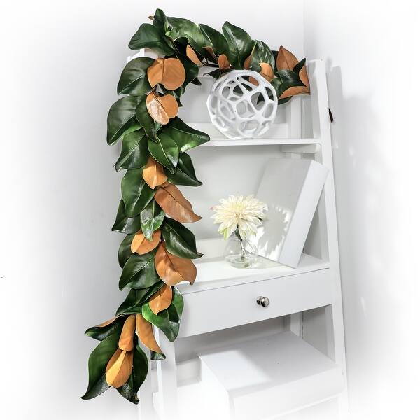 slide 1 of 3, Eva New Magnolia Leaf Garland 55"