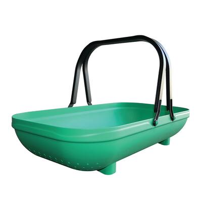 Green Colander Garden Trug 22"L x 12"W x 5"H 1.25lbs