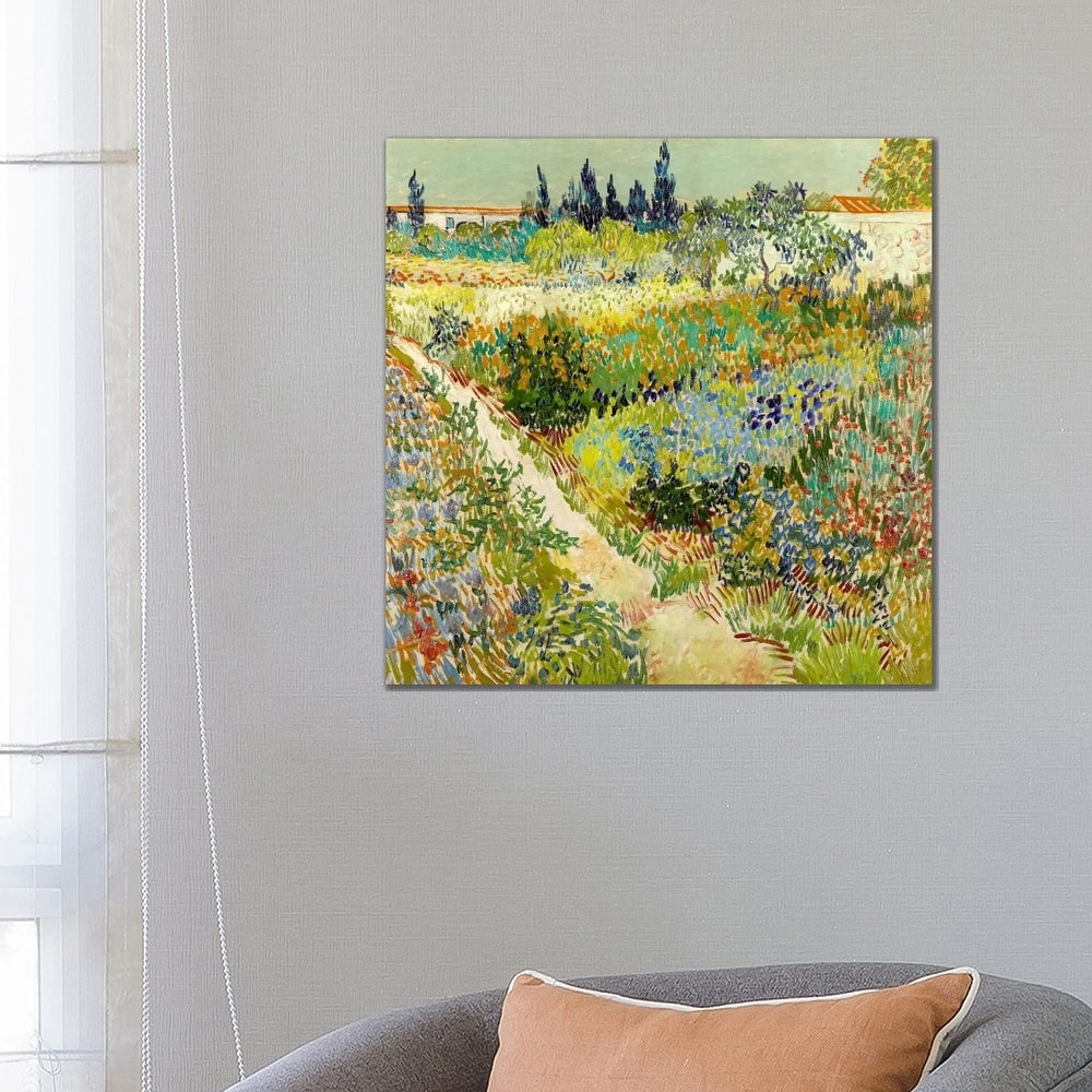 iCanvas "The Garden at Arles" by Vincent van Gogh Canvas Print