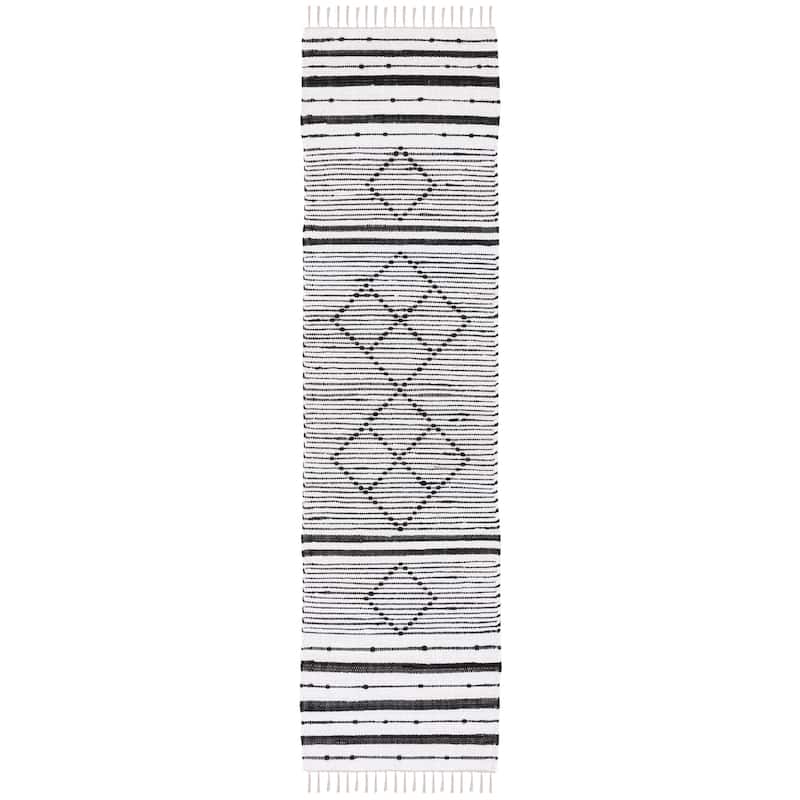 SAFAVIEH Handmade Striped Kilim Yuzu Transitional Rug