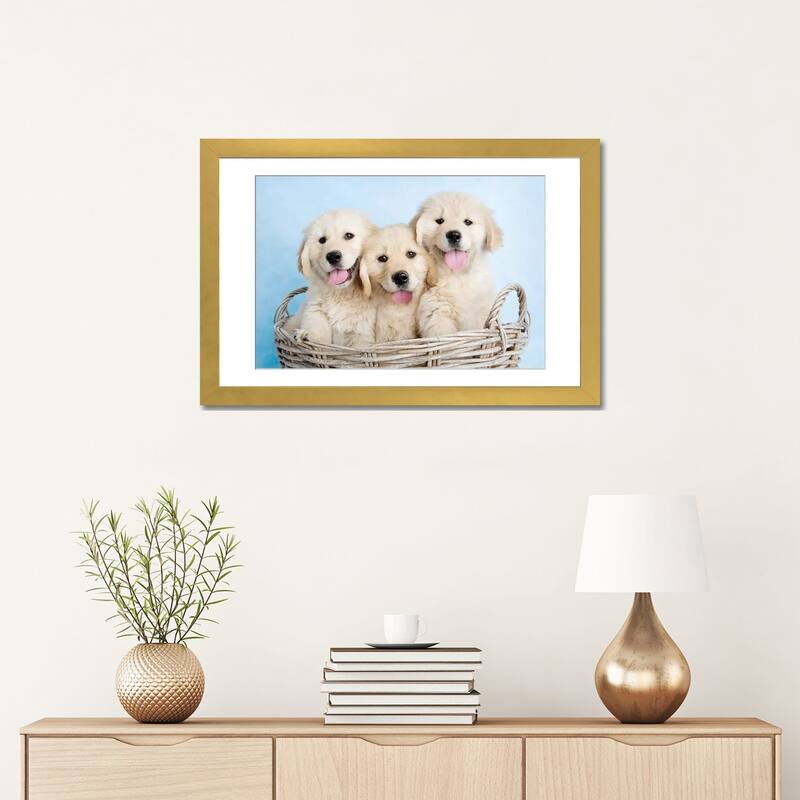 iCanvas "Buffy, Biskit, And Beau" by Rachael Hale