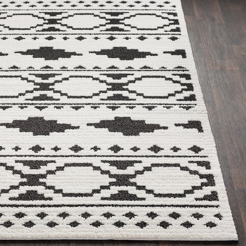 Livabliss Amerigo Bohemian Global Plush Area Rug