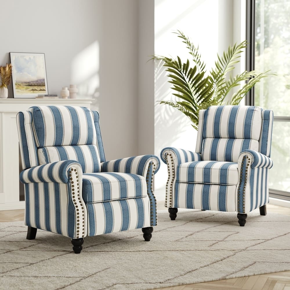 Option Stripe Navy Linen