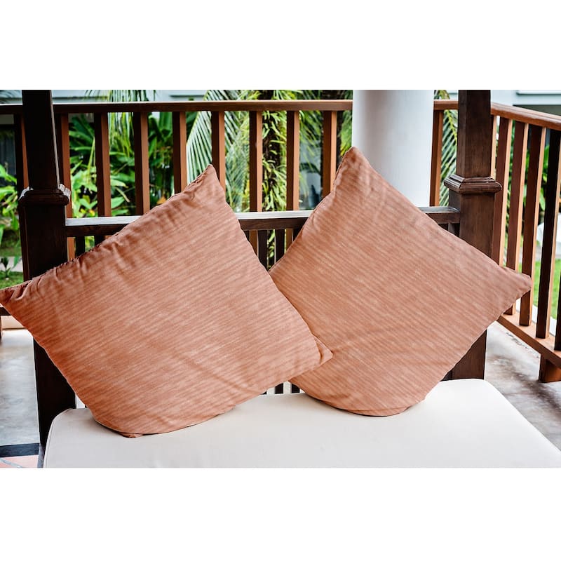 Marled Knit Decorative Indoor/Outdoor Pillow
