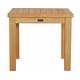 preview thumbnail 3 of 2, Teak Wood Santa Monica Outdoor End Table, Large