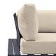 preview thumbnail 6 of 7, Razor Gray Aluminum Outdoor Modular Sectional Sofa with Cushions