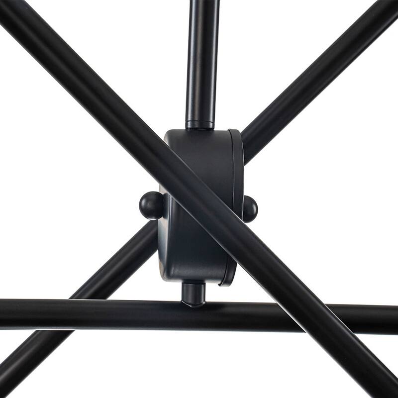 Sleek Modern 6-Light Linear Smoked Glass Mobile Chandelier - 29.9 in