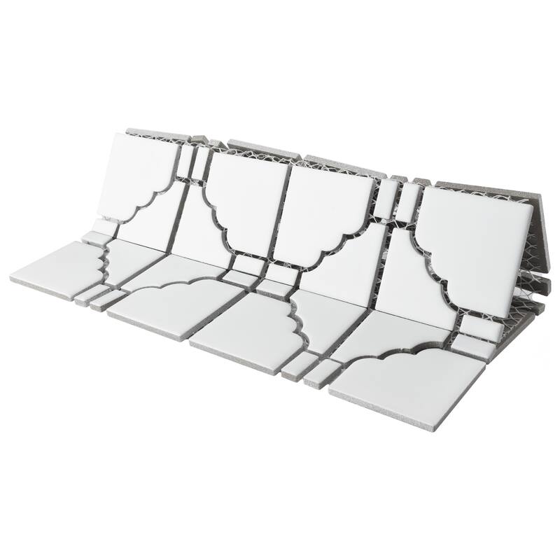 Merola Tile Osaka Matte White 11-7/8" x 11-7/8" Porcelain Floor and Wall Tile