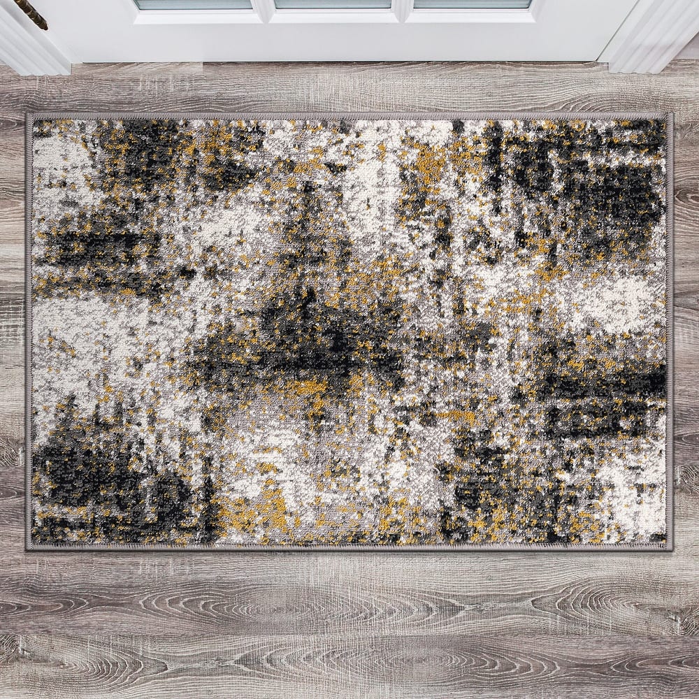 World Rug Gallery Adare Contemporary Abstract Area Rug