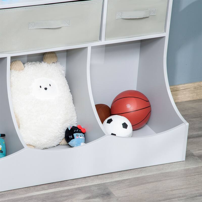 Children Display Bookshelf with Drawers