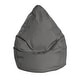 preview thumbnail 10 of 36, Sitting Point Oxford Fabric Brava Bean Bag Grey