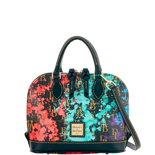 Dooney & Bourke 1975 Splash Bitsy Bag (Introduced by Dooney & Bourke at $178 in Sep 2016) - Black