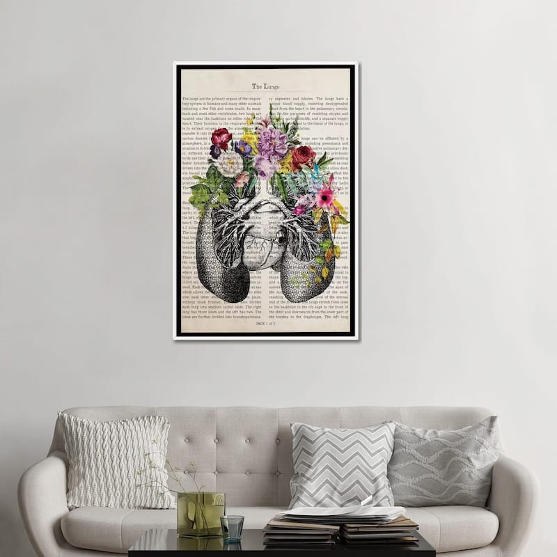 iCanvas "The Lungs" by Aged Pixel Framed Canvas Print