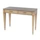 preview thumbnail 10 of 42, Kai 2 Drawer 46" Burl Wood Console Table