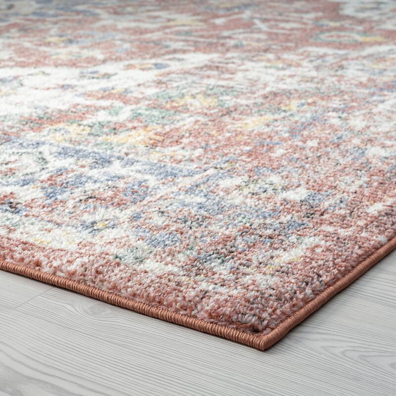 Addalyn French Country Floral Area Rug