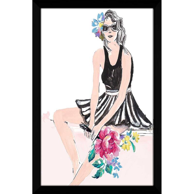 "Pink Pop Girl" Print on Acrylic.