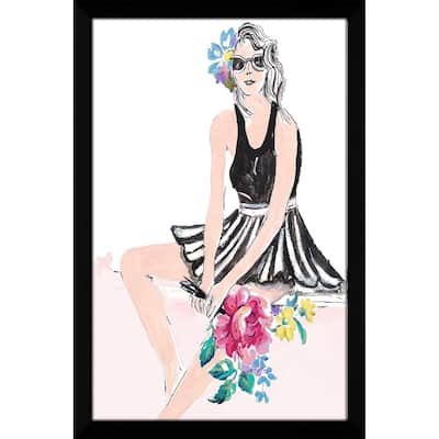 "Pink Pop Girl" Print on Acrylic.