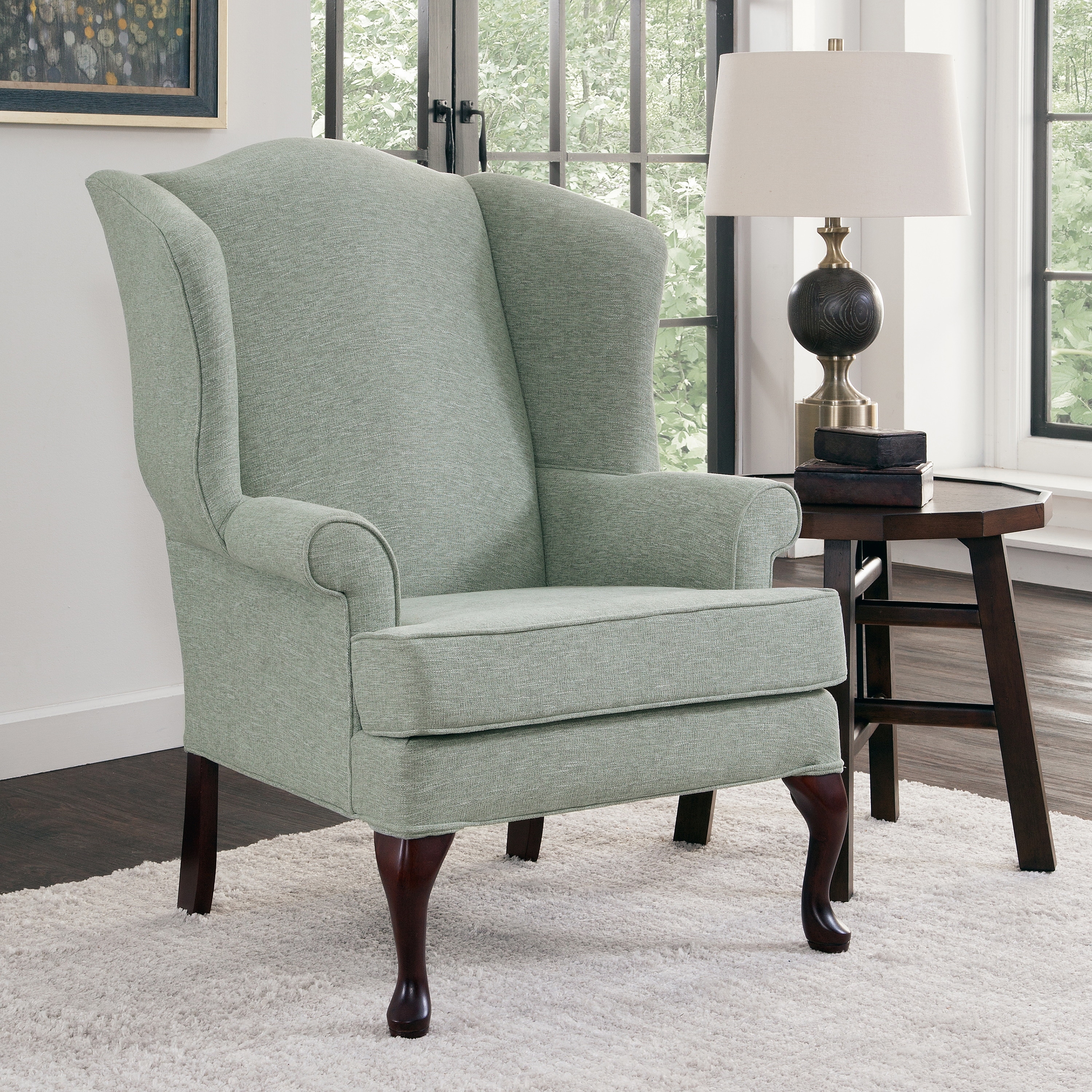 Muriel Wingback Queen Anne Accent Chair by Greyson Living