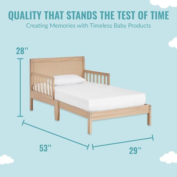 dimension image slide 0 of 2, Dream On Me Brookside Toddler Bed