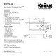 preview thumbnail 47 of 64, KRAUS Kore Stainless Steel Farmhouse Kitchen Sink with Accessories